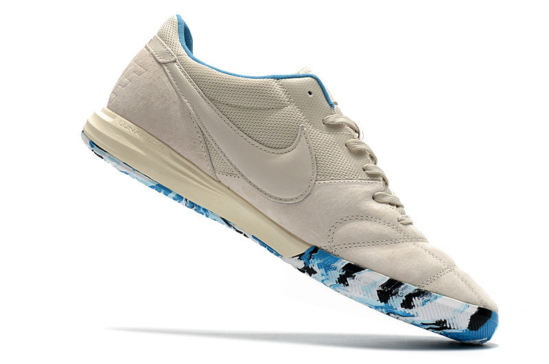 CHUTEIRA NIKE PREMIER II SALA FUTSAL - BRANCA E AZUL