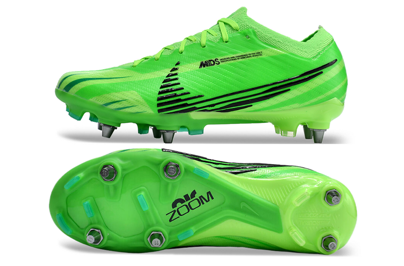 CHUTEIRA NIKE AIR ZOOM MERCURIAL VAPOR 15 ELITE TRAVA MISTA "DREAM SPEED 8" - VERDE E PRETA
