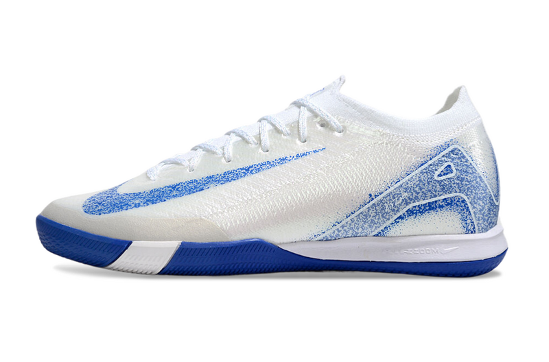 CHUTEIRA NIKE AIR ZOOM MERCURIAL VAPOR 16 ELITE FUTSAL "BLUEPRINT" - BRANCA E AZUL