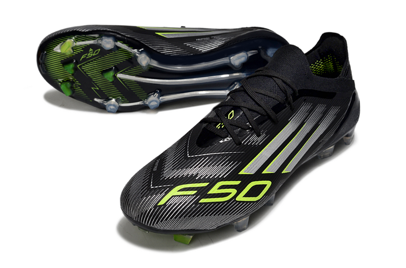 ADIDAS F50.1 ELITE CAMPO - PRETA E VERDE