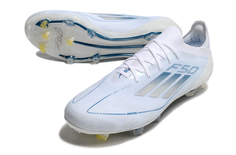 ADIDAS F50.1 ELITE CAMPO  - BRANCA E AZUL