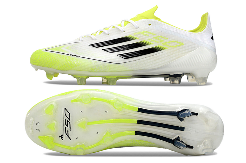 CHUTEIRA ADIDAS F50 ELITE CAMPO - BRANCA E VERDE