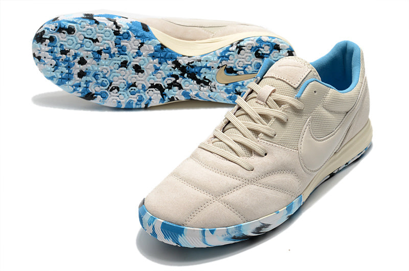 CHUTEIRA NIKE PREMIER II SALA FUTSAL - BRANCA E AZUL