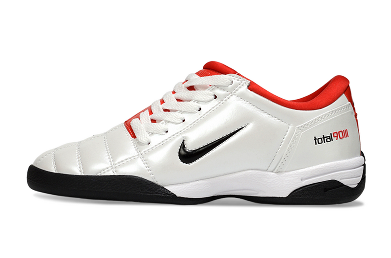 CHUTEIRA NIKE TOTAL 90 III FUTSAL - BRANCA E VERMELHA