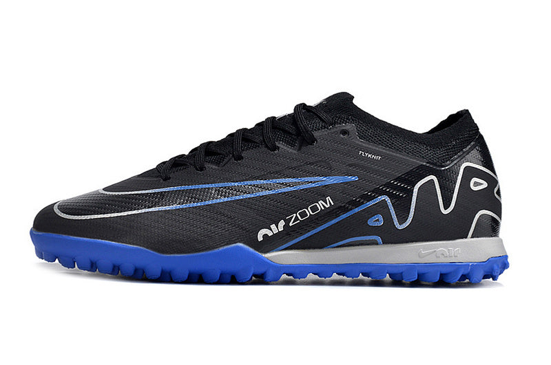 CHUTEIRA NIKE  MERCURIAL AIR ZOOM VAPOR 15 ELITE SOCIETY "SHADOW" - PRETA E AZUL