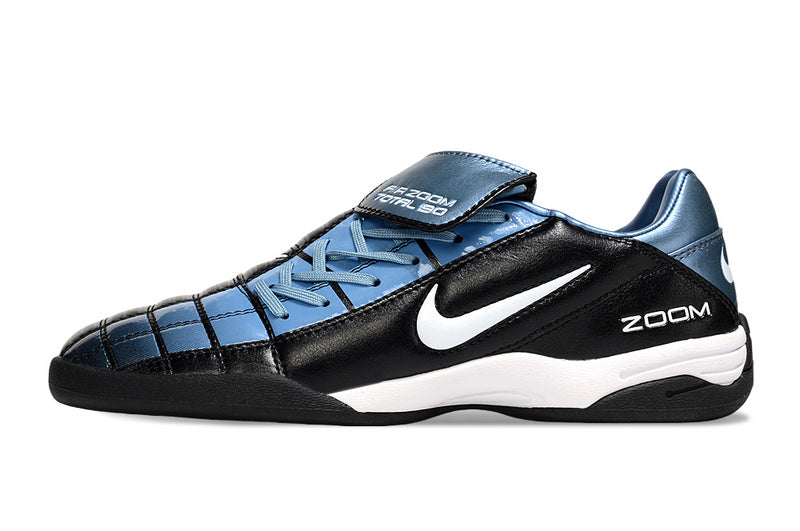 CHUTEIRA NIKE AIR ZOOM TOTAL 90 III FUTSAL - PRETA E AZUL