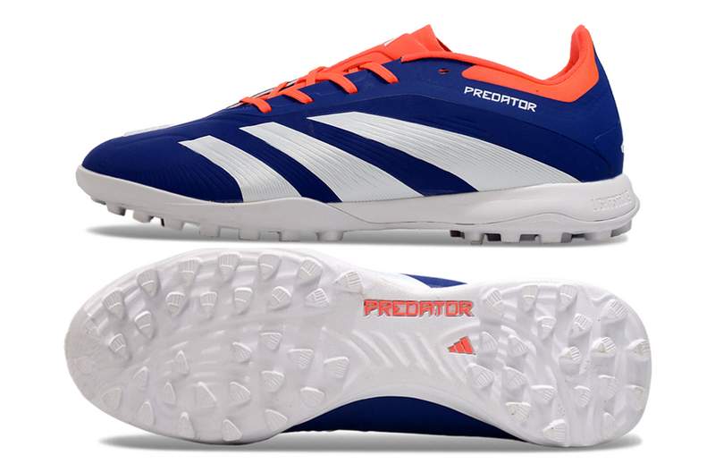 CHUTEIRA ADIDAS PREDATOR 24 ELITE SOCIETY "ADVANCEMENT" - AZUL, BRANCA E VERMELHA