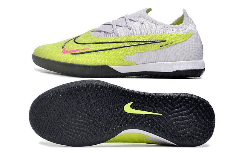CHUTEIRA NIKE PHANTOM GX ELITE FUTSAL "LUMINOUS" - VERDE E BRANCA
