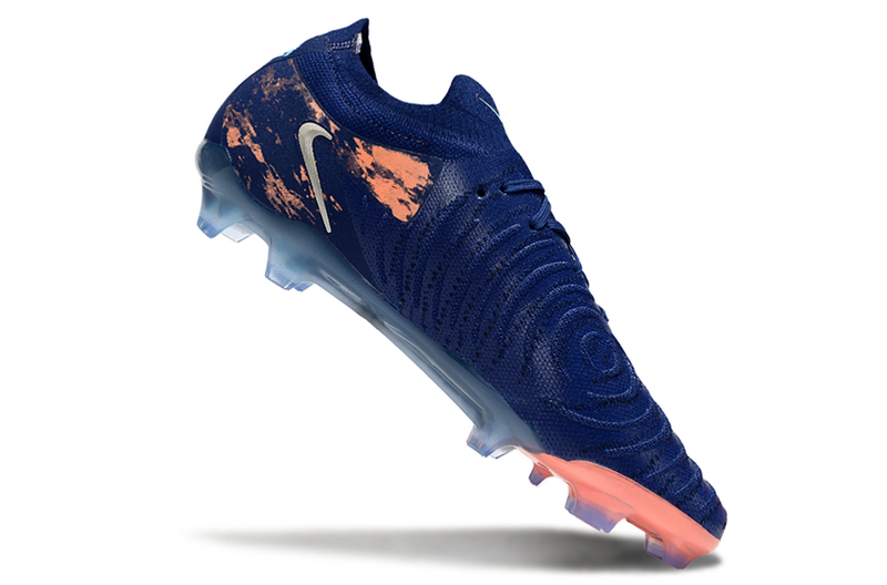 CHUTEIRA NIKE PHANTOM GX II ELITE CAMPO "ERLING HAALAND FORCE 9" - AZUL E LARANJA