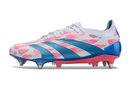ADIDAS PREDATOR 24 ELITE TRAVA MISTA "REEMERGENCE" - BRANCA, AZUL E ROSA
