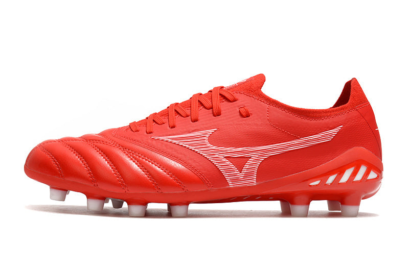CHUTEIRA MIZUNO MORELIA NEO III JAPAN CAMPO "REALEASE" - VERMELHA