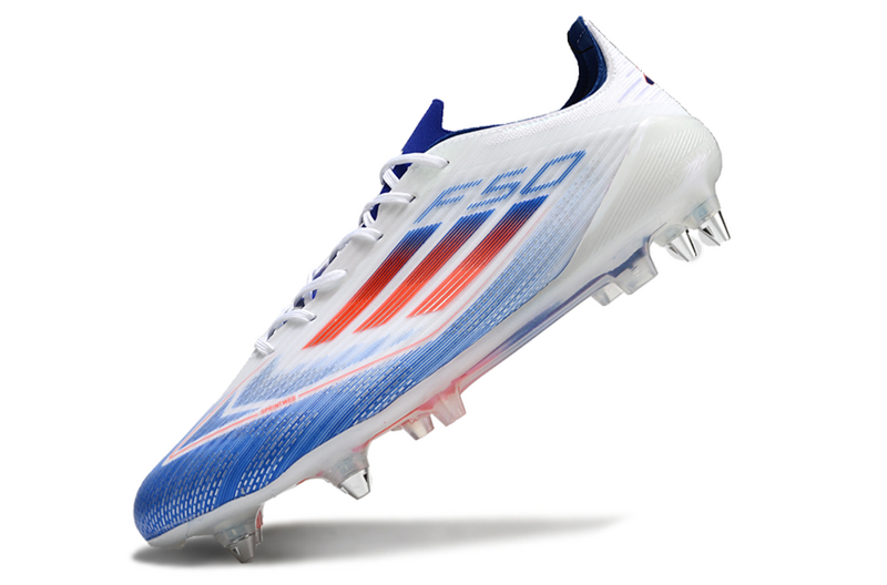 ADIDAS F50 ELITE TRAVA MISTA "ADVACEMENT" - BRANCA E COLORIDA