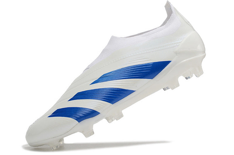 ADIDAS PREDATOR 24 LACELESS ELITE CAMPO "KVARA 7" - BRANCA E AZUL