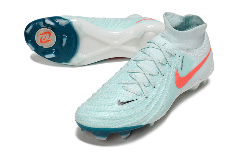 CHUTEIRA NIKE PHANTOM LUNA II ELITE CAMPO "MAD ENERGY" - CIANO E VERMELHA