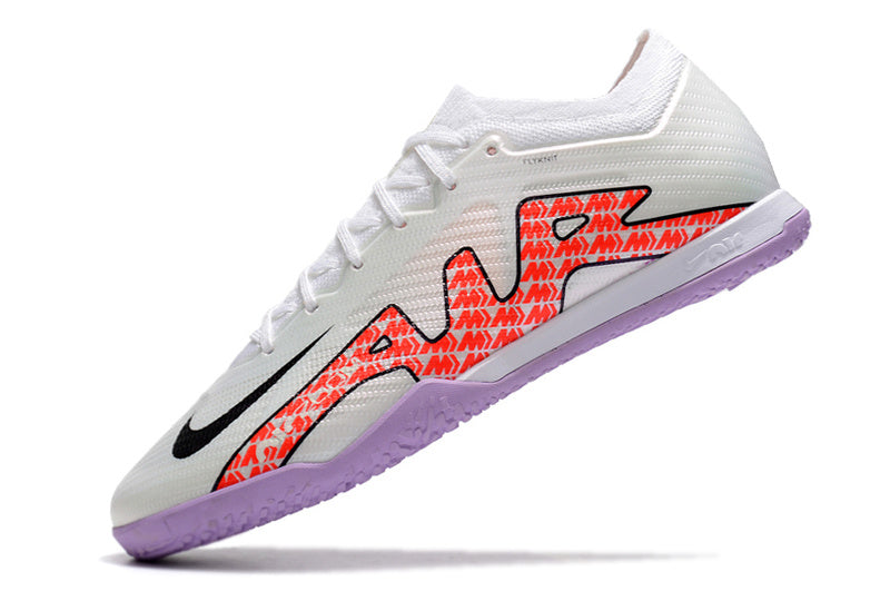 CHUTEIRA NIKE AIR ZOOM MERCURIAL VAPOR 15 ELITE FUTSAL "DISRUPTION" - BRANCA E ROXA