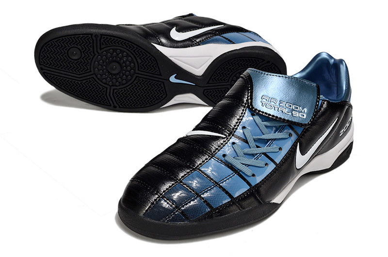 CHUTEIRA NIKE AIR ZOOM TOTAL 90 III FUTSAL - PRETA E AZUL