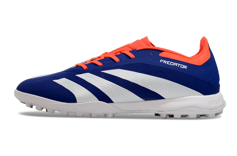 CHUTEIRA ADIDAS PREDATOR 24 ELITE SOCIETY "ADVANCEMENT" - AZUL, BRANCA E VERMELHA