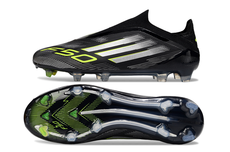 ADIDAS F50 LACELESS ELITE CAMPO - PRETA E VERDE