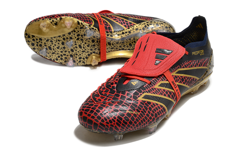 ADIDAS PREDATOR 24 FT ELITE CAMPO "GENERATION PRED 2.0" - PRETA E DOURADA