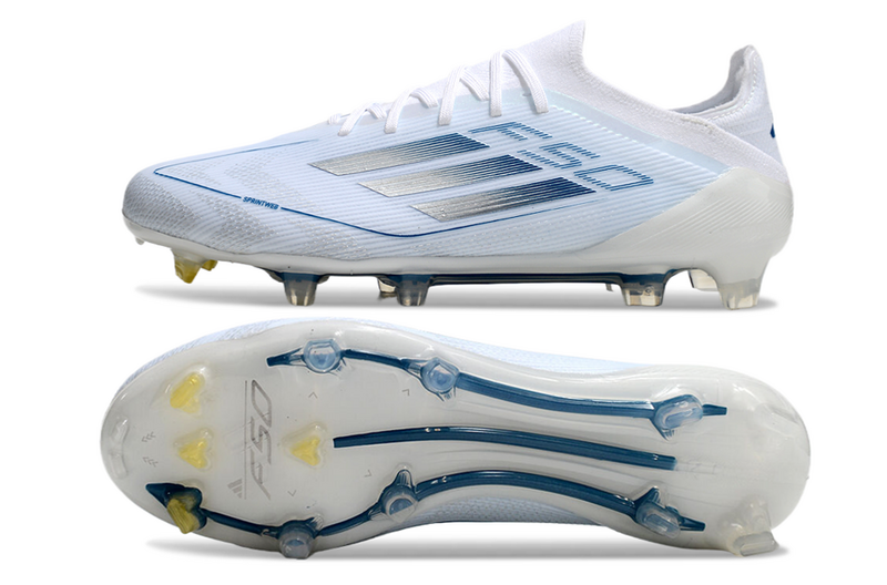 ADIDAS F50.1 ELITE CAMPO  - BRANCA E AZUL
