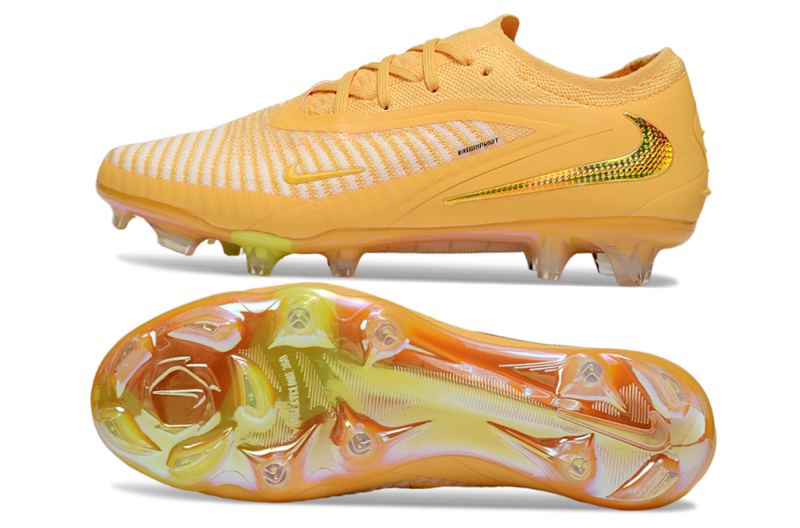 CHUTEIRA NIKE PHANTOM 6 ELITE CAMPO - AMARELA E DOURADA