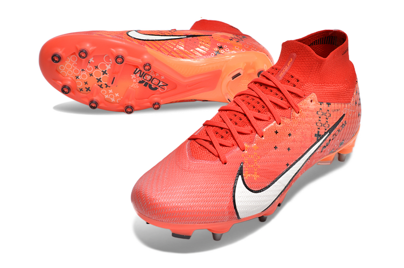 CHUTEIRA NIKE AIR ZOOM MERCURIAL SUPERFLY 9 ELITE TRAVA MISTA "DREAM SPEED 7" - VERMELHA