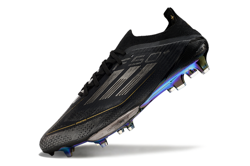 CHUTEIRA ADIDAS F50.1 LIGHTSTRIKE PRO ELITE CAMPO "DARK SPARK" - PRETA