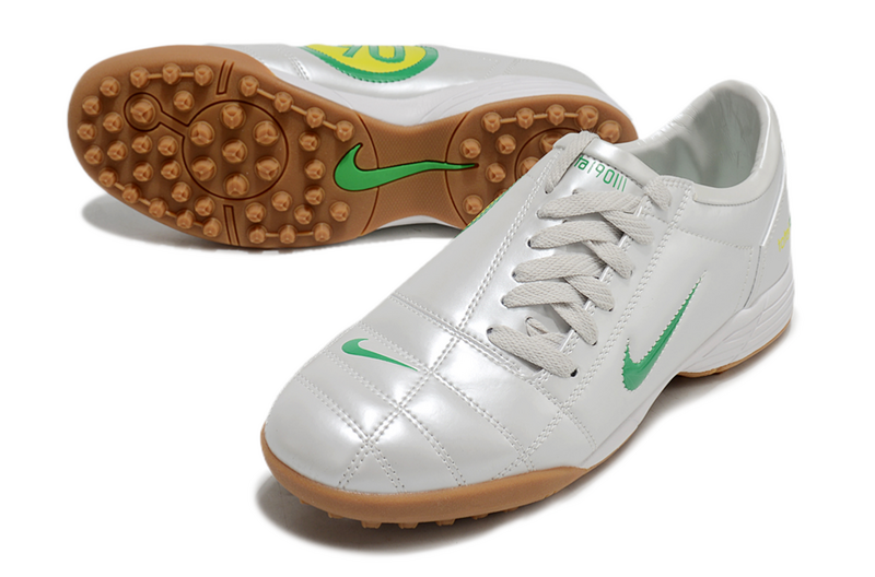CHUTEIRA NIKE TOTAL 90 III SOCIETY - PRATA E VERDE