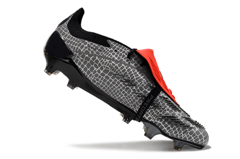 ADIDAS PREDATOR 24 FT ELITE CAMPO - CINZA E PRETA
