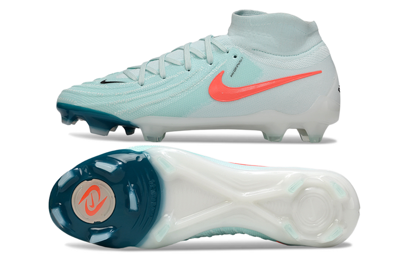 CHUTEIRA NIKE PHANTOM LUNA II ELITE CAMPO "MAD ENERGY" - CIANO E VERMELHA