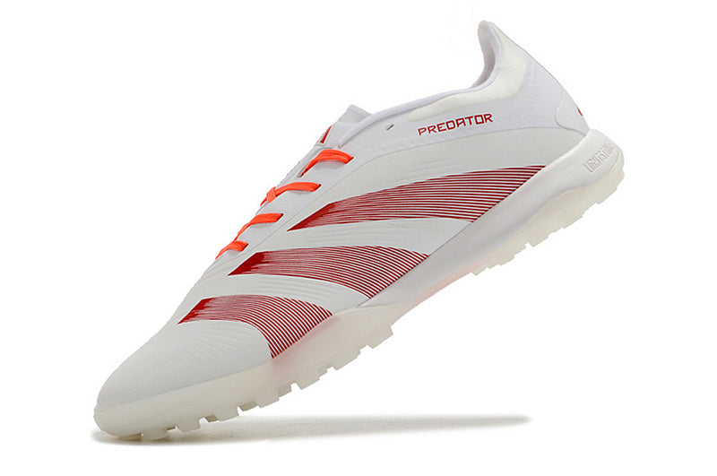 CHUTEIRA ADIDAS PREDATOR 24 ELITE SOCIETY "ARNOLD" - BRANCA E VERMELHA