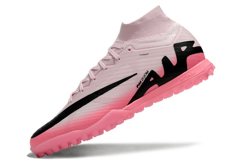 CHUTEIRA NIKE MERCURIAL AIR ZOOM SUPERFLY 9 ELITE SOCIETY "MAD BRILLIANCE" - ROSA