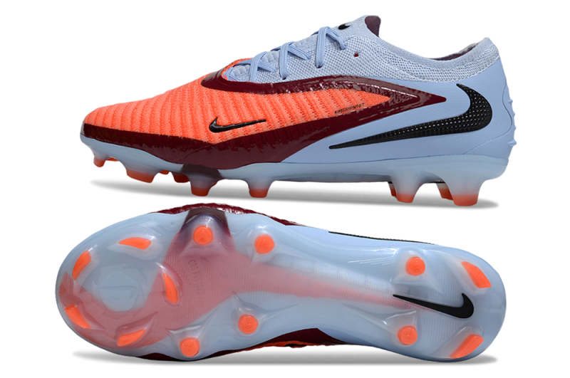 CHUTEIRA NIKE PHANTOM 6 ELITE CAMPO - LARANJA E AZUL