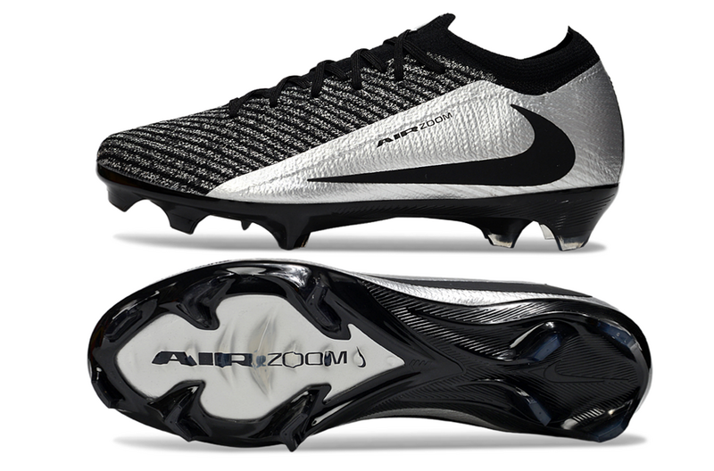CHUTEIRA NIKE AIR ZOOM MERCURIAL VAPOR 16 TRAVIS SCOTT ELITE CAMPO "CACTUS JACK" - PRETA E PRATA