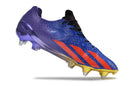 ADIDAS X CRAZYFAST.1 TRAVA MISTA "SALAH" ROXO E AZUL