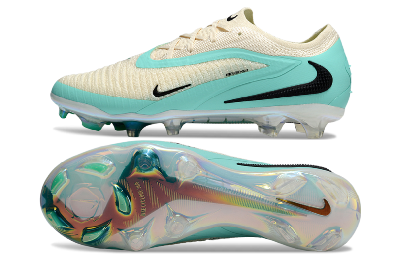 CHUTEIRA NIKE PHANTOM 6 ELITE CAMPO - BRANCA E AZUL