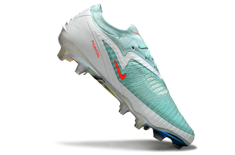 CHUTEIRA NIKE PHANTOM 6 ELITE CAMPO "MAD ENERGY" - BRANCA E CIANO