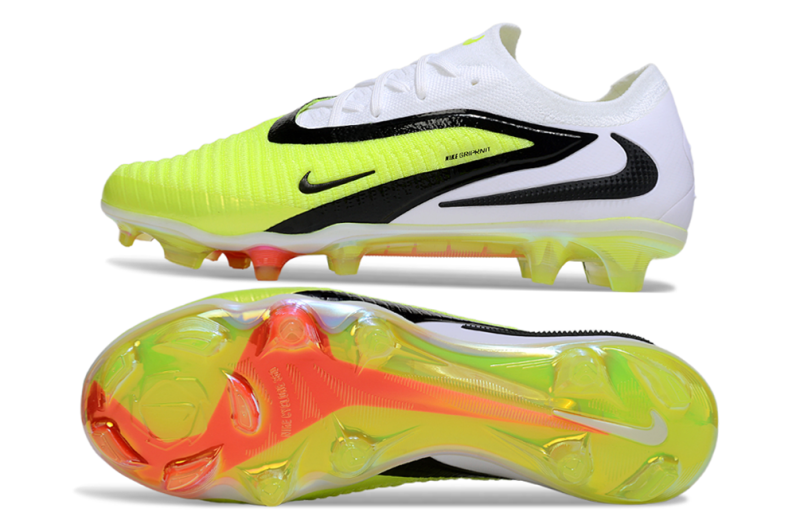 CHUTEIRA NIKE PHANTOM 6 ELITE CAMPO - AMARELA E BRANCA