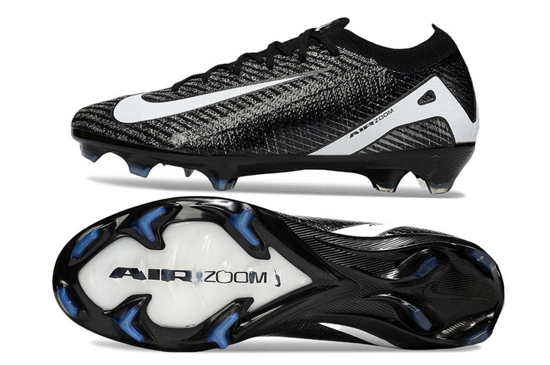 CHUTEIRA NIKE AIR ZOOM MERCURIAL VAPOR 16 ELITE CAMPO - PRETA E BRANCA