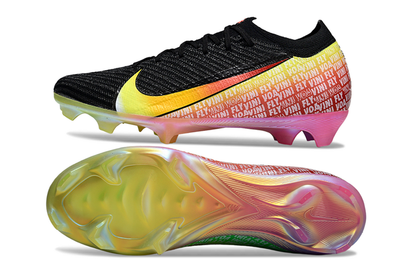 CHUTEIRA NIKE AIR ZOOM MERCURIAL VAPOR 16 ELITE CAMPO "VINI FLY" VINI JR - PRETA