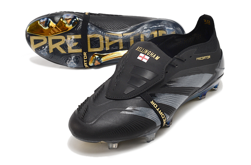 ADIDAS PREDATOR 24 FT ELITE CAMPO - PRETA E CINZA