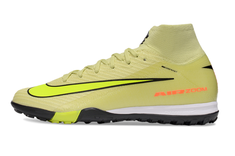 CHUTEIRA NIKE MERCURIAL AIR ZOOM SUPERFLY 10 ELITE SOCIETY "MAX VOLTAGE" - AMARELA E VERDE