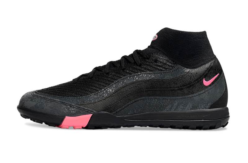 CHUTEIRA NIKE MERCURIAL AIR ZOOM SUPERFLY 10 ELITE SOCIETY "AIR MAX 95" - PRETA E ROSA