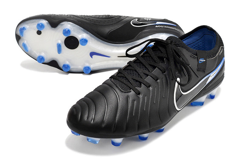 CHUTEIRA NIKE TIEMPO LEGEND 10 ELITE CAMPO "SHADOW" - PRETA