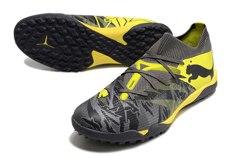 CHUTEIRA PUMA FUTURE 7 ULTIMATE SOCIETY RUSH - PRETA E AMARELA