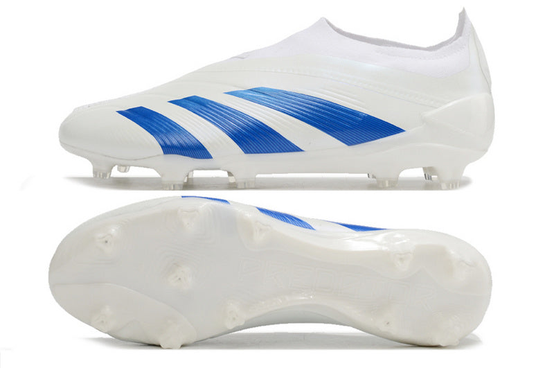 ADIDAS PREDATOR 24 LACELESS ELITE CAMPO "KVARA 7" - BRANCA E AZUL