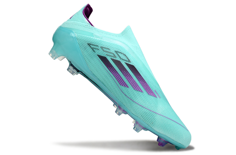 ADIDAS F50 LACELESS ELITE CAMPO - CIANO E ROXA