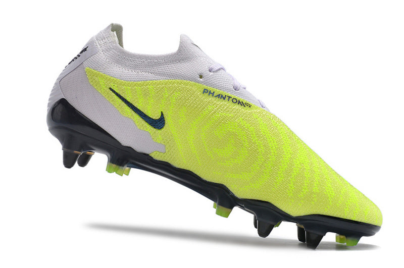 CHUTEIRA NIKE GX ELITE TRAVA MISTA FIXA - BRANCA E AMARELA