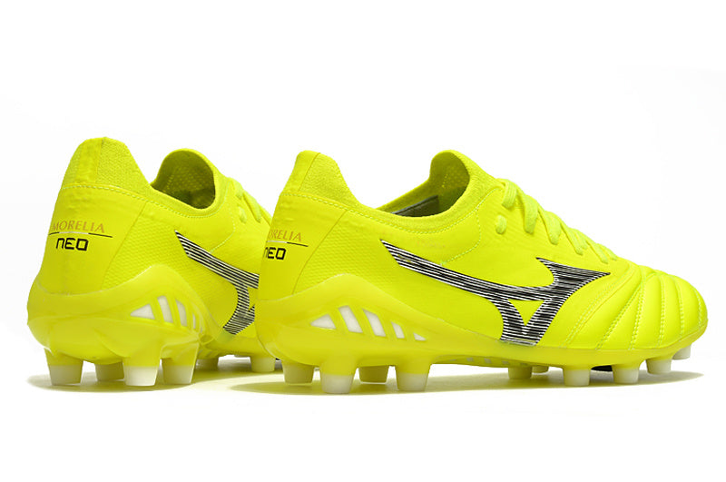 CHUTEIRA MIZUNO MORELIA NEO III JAPAN CAMPO - AMARELA