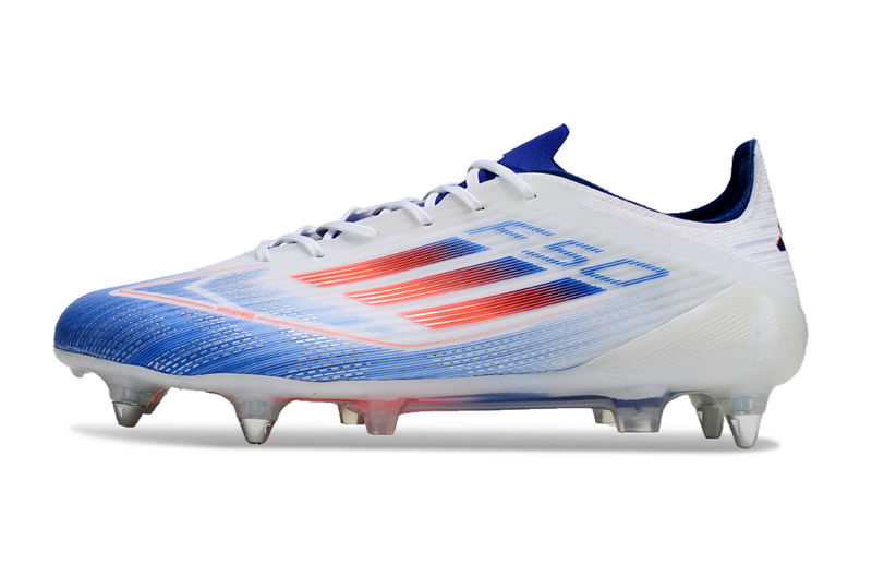 ADIDAS F50 ELITE TRAVA MISTA "ADVACEMENT" - BRANCA E COLORIDA